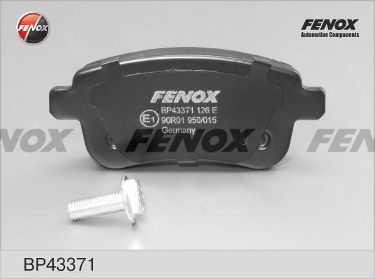 Fenox BP43371 - Komplet Pločica, disk-kočnica www.molydon.hr