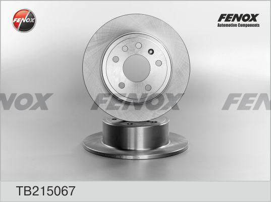 Fenox TB215067 - Kočioni disk www.molydon.hr