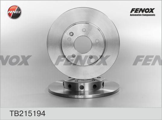 Fenox TB215194 - Kočioni disk www.molydon.hr