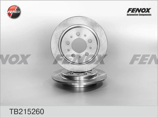 Fenox TB215260 - Kočioni disk www.molydon.hr