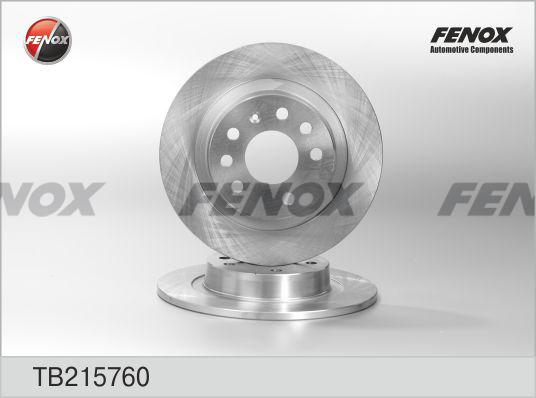 Fenox TB215760 - Kočioni disk www.molydon.hr