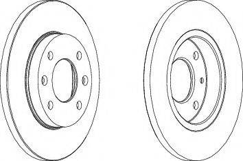 Ferodo DDF995C-1 - Kočioni disk www.molydon.hr