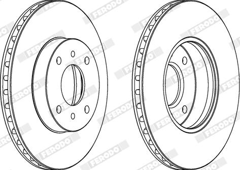 Ferodo DDF959X - Kočioni disk www.molydon.hr