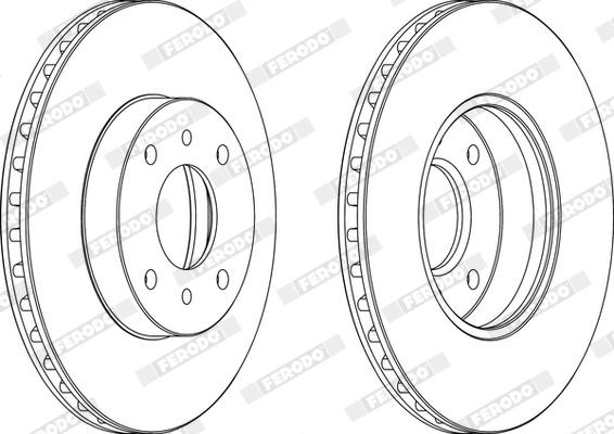 Ferodo DDF959X - Kočioni disk www.molydon.hr