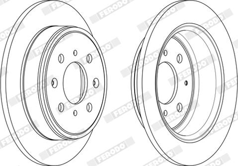 Ferodo DDF950X - Kočioni disk www.molydon.hr