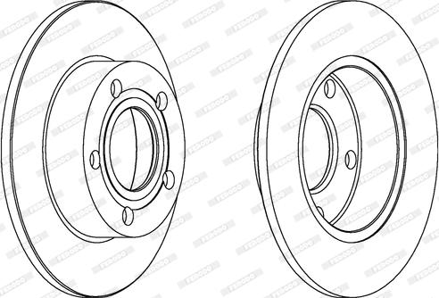 Ferodo DDF952C - Kočioni disk www.molydon.hr