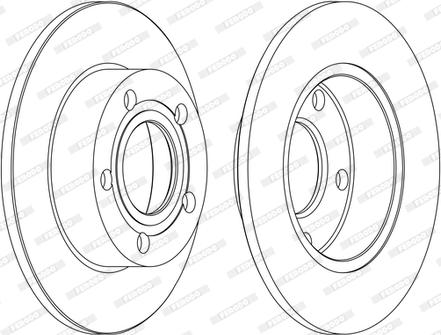 Ferodo DDF952C - Kočioni disk www.molydon.hr