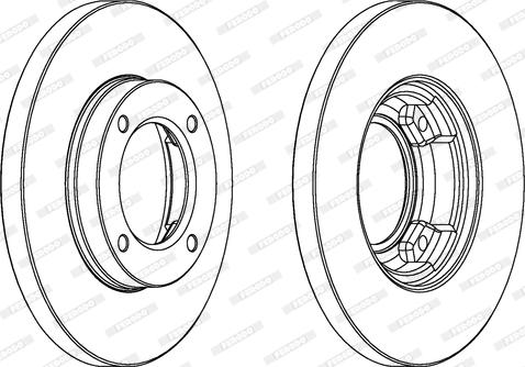 Ferodo DDF968 - Kočioni disk www.molydon.hr