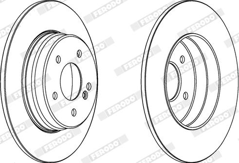 Ferodo DDF963X - Kočioni disk www.molydon.hr