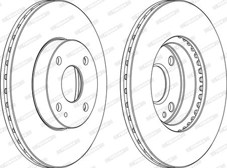 Ferodo DDF975C - Kočioni disk www.molydon.hr