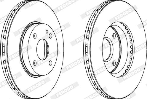 Ferodo DDF495X - Kočioni disk www.molydon.hr