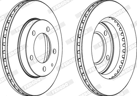 Ferodo DDF496X - Kočioni disk www.molydon.hr