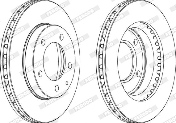 Ferodo DDF496X - Kočioni disk www.molydon.hr