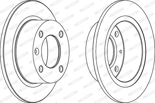 Ferodo DDF490 - Kočioni disk www.molydon.hr