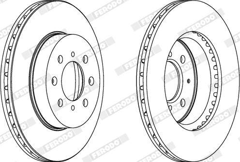 Ferodo DDF492X - Kočioni disk www.molydon.hr