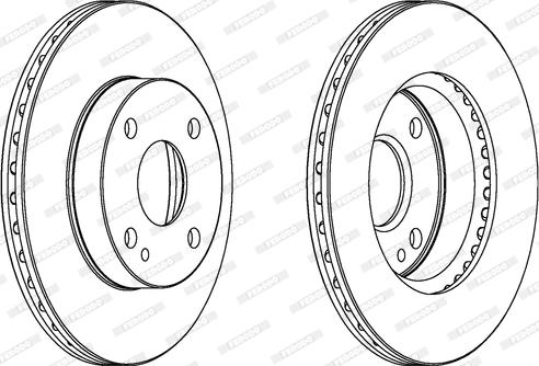 Ferodo DDF497 - Kočioni disk www.molydon.hr