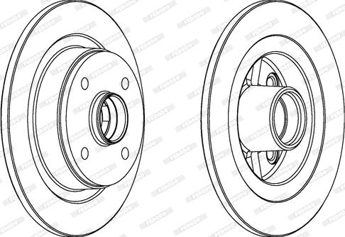 Ferodo DDF449 - Kočioni disk www.molydon.hr