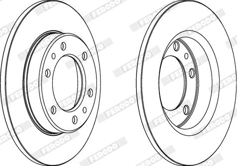 Ferodo DDF444X - Kočioni disk www.molydon.hr