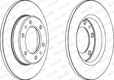 Ferodo DDF444 - Kočioni disk www.molydon.hr