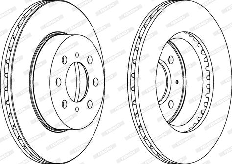 Ferodo DDF448 - Kočioni disk www.molydon.hr