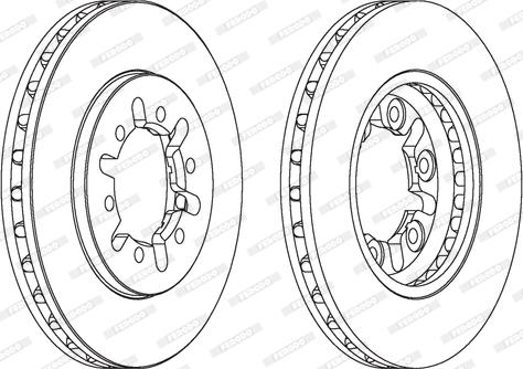 Ferodo DDF443 - Kočioni disk www.molydon.hr