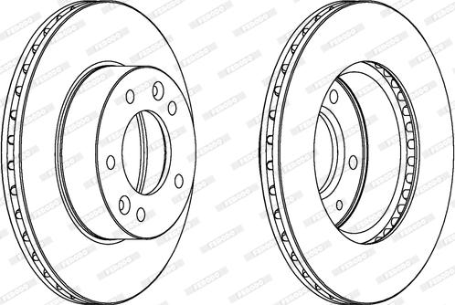 Ferodo DDF455 - Kočioni disk www.molydon.hr