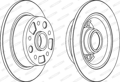 Ferodo DDF456 - Kočioni disk www.molydon.hr