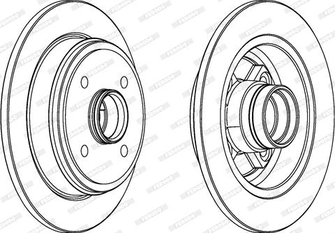 Ferodo DDF452 - Kočioni disk www.molydon.hr