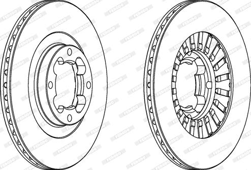 Ferodo DDF465 - Kočioni disk www.molydon.hr