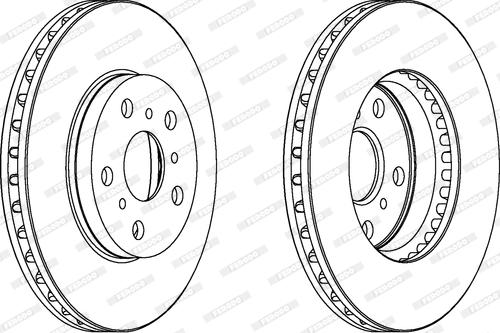 Ferodo DDF466 - Kočioni disk www.molydon.hr