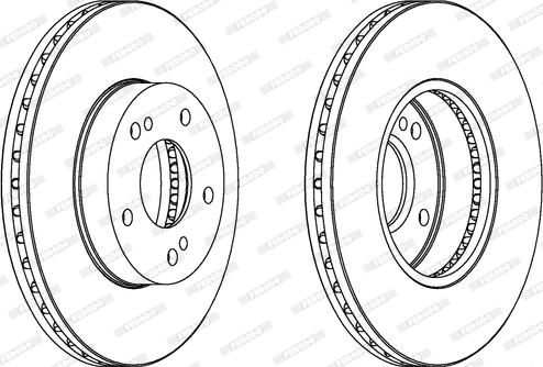 Ferodo DDF463 - Kočioni disk www.molydon.hr