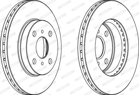 Ferodo DDF405 - Kočioni disk www.molydon.hr