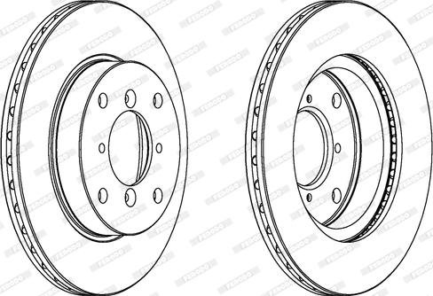 Ferodo DDF400 - Kočioni disk www.molydon.hr