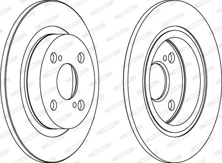 Ferodo DDF401 - Kočioni disk www.molydon.hr