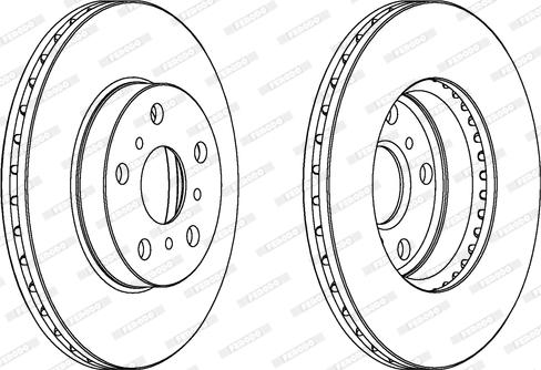 Ferodo DDF403 - Kočioni disk www.molydon.hr