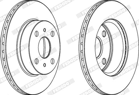 Ferodo DDF407X - Kočioni disk www.molydon.hr