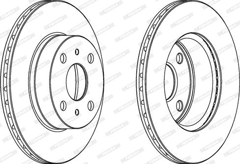 Ferodo DDF407 - Kočioni disk www.molydon.hr