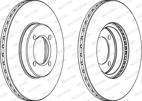 Ferodo DDF414 - Kočioni disk www.molydon.hr