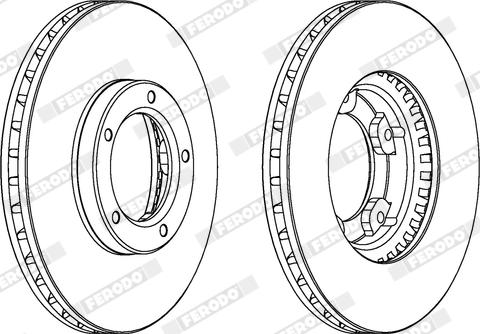 Ferodo DDF416X - Kočioni disk www.molydon.hr