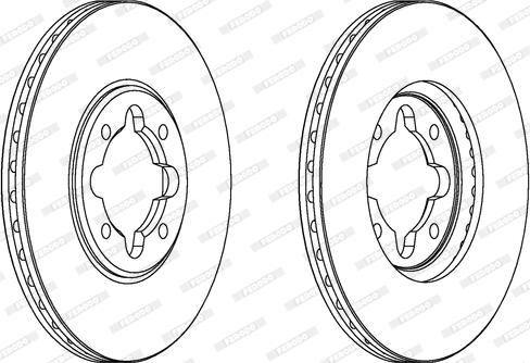 Ferodo DDF410 - Kočioni disk www.molydon.hr