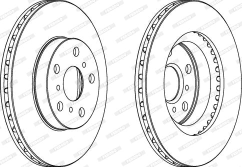 Ferodo DDF411 - Kočioni disk www.molydon.hr