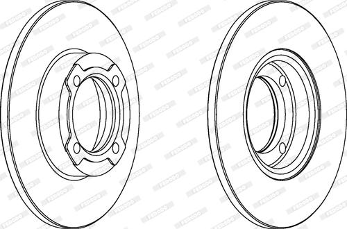 Ferodo DDF418 - Kočioni disk www.molydon.hr