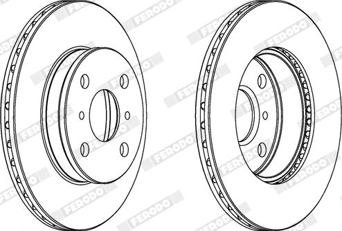 Ferodo DDF413X - Kočioni disk www.molydon.hr