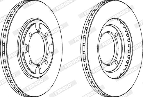 Ferodo DDF482X - Kočioni disk www.molydon.hr