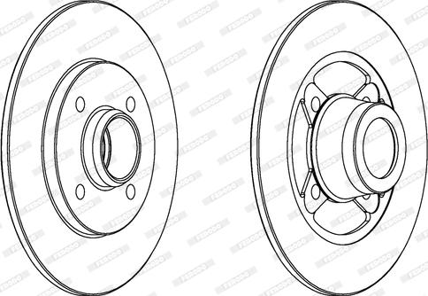 Ferodo DDF439 - Kočioni disk www.molydon.hr