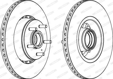 Ferodo DDF434 - Kočioni disk www.molydon.hr