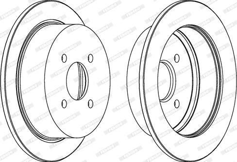 Ferodo DDF435 - Kočioni disk www.molydon.hr