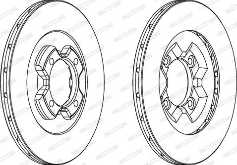 Ferodo DDF430 - Kočioni disk www.molydon.hr