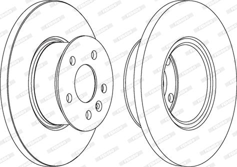 Ferodo DDF424 - Kočioni disk www.molydon.hr