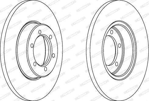 Ferodo DDF425 - Kočioni disk www.molydon.hr